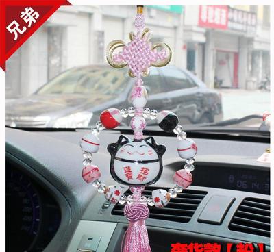 招財(cái)貓車掛 汽車掛件 掛飾 吊飾 奢華車飾CH5-B2